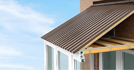 Крыша на балкон и лоджию