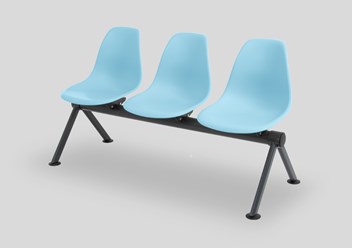 Многоместная секция "Вектор PL БП" с регулируемой по высоте стойкой предназначена для эксплуатации в зонах ожидания общественных мест с большой проходимостью: вокзалах, аэропортах, холлах.