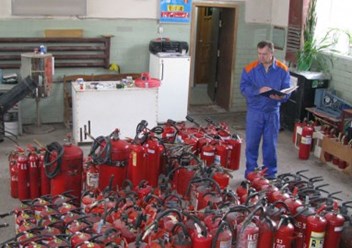 Перезарядка и ремонт огнетушителей