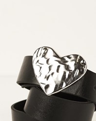 Женский ремень с пряжкой "Сердечко"