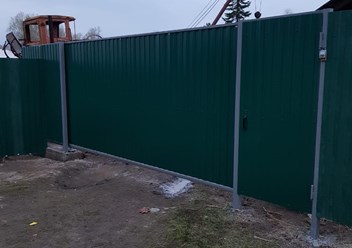 Заборы профлист