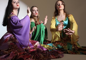 для детей от 4-х лет преподается общеразвивающая хореография, партерная гимнастика, народный танец. Для тех, кто постарше – фламенко (работа с веером, , кастаньетами, manton, bata de cola)