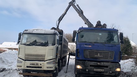 Вывоз мусора самосвал, контейнер 8м3 20м3