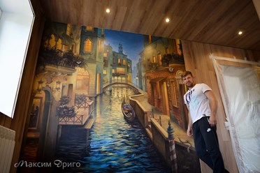 Венеция. Роспись стен Гомель.