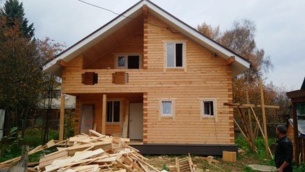 Строительство дома из бруса в г. Пушкино