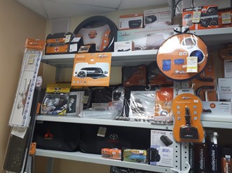 Большой ассортимент аксессуаров