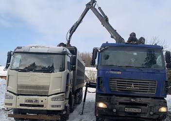 Вывоз мусора самосвал, контейнер 8м3 20м3