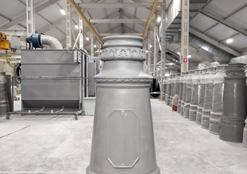 Цоколь композитный полимерный (ЦКП6, ЦКП-6) под опору 273мм