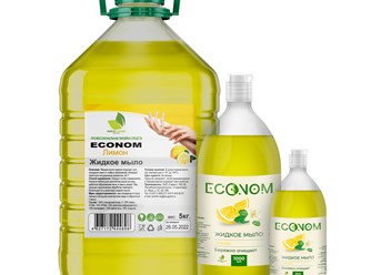 Мыло жидкое ECONOM «Лимон»