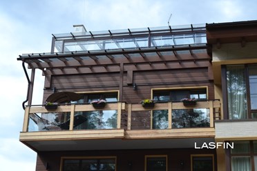 Остекление крыши в поселке Аллегро