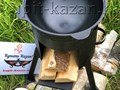 Комплект Казан на 6 литров + очаг, шумовка в подарок