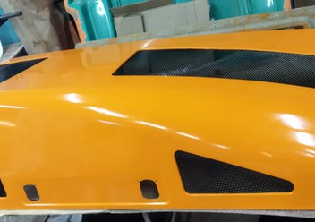 Изготовление на заказ детали кузова для вилочного погрузчика