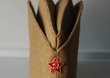 Пилотки солдатские военные со звездой образца СССР оптом