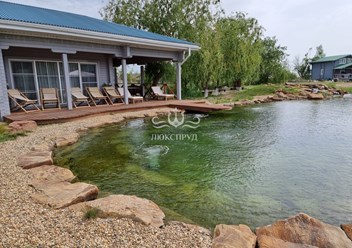 Пруд для плавания на базе отдыха "Abrau Club на плавнях"