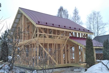 Каркасный дом в СНТ "Уткина заводь"