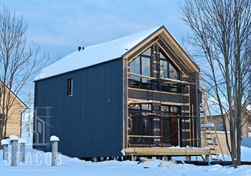 Барнхаус 6х10,5 м в КП Маньково Сергиево-Посадский р-н, под ключ с коммуникациями