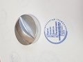 Современная Японская карманная печать самозанятого, металл диск матовый