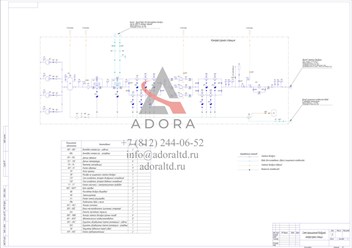 Принципиальная схема компрессорной станции