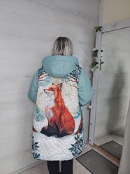 Куртка Лиса двусторонняя на заказ по вашим меркам любого размера