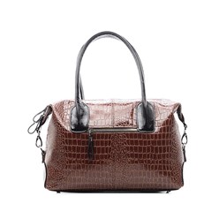 Сумка "под рептилию", натуральная кожа