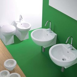 Раковина на 46 см Hatria YOU&amp;ME Y0HH01. Умывальник на 46 см YOU&amp;ME Y0HH, с одним отверстием под смеситель. Очень конструктивная раковина, может устанавливаться как подвесной на стены с помощью крепежа