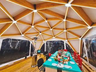 Деревянный шатер