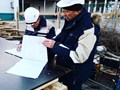 Сотрудники в рабочем процессе на объекте в г.Воронеже.