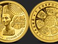 Золотая монета Нифертити