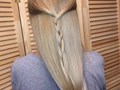 Современная техника Блонд с эффектом &#171;отросших корней&#187;.Такой дизайн актуален в наше время и считается одним из востребованных в современной моде.Благодаря этой технике создаётся визуальный объём волос