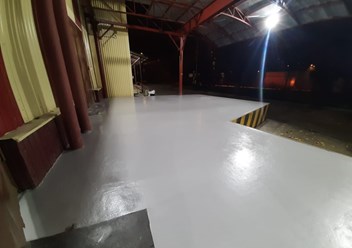 Промышленные полы для пандуса