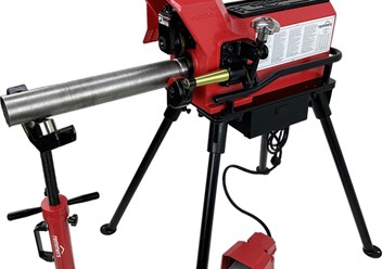 Станок для накатки желобков Remmers Mustang 1"-6" (Реммерс Мустанг 1"-6") серия "Pro-Groover" для создания грувлочных соединений на стальных и нержавеющих трубах. диаметром 1-6 дюймов.