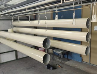 Порошковая покраска труб