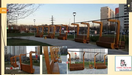 Качели парковые (МАФ)