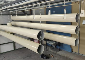 Порошковая покраска труб