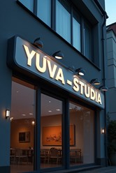 Ваша компания на виду — вывеска и реклама
Яркая фирменная вывеска Юва Студии — отличный пример профессионального брендирования и наружной рекламы для бизнеса, чтобы ваш офис был заметен и узнаваем.