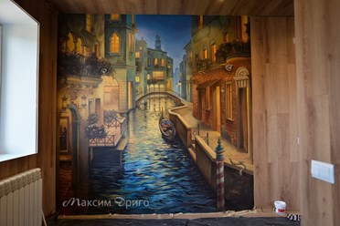 Венеция. Роспись стен Гомель.