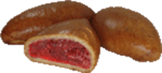 Пирожок штучный с повидлом (вишня, яблоко, персик, малина, абрикос)