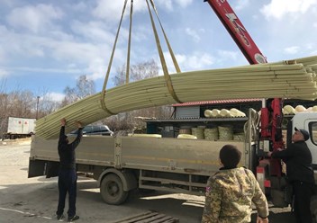 погрузка стеклоарматуры 14 мм