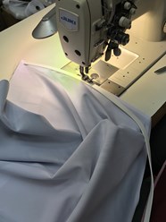 Ткань в лайт-бокс с силиконовой лентой