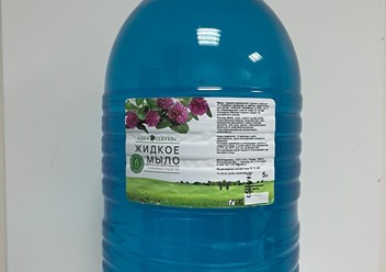 Мыло жидкое, цвет Зеленый (ароматизатор - Сосновый лес, Зеленый чай)