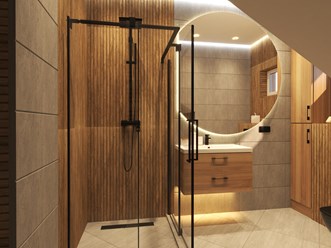 Дизайн проект : визуализация, чертежи, спецификация материалов. Расчет и подбор материалов.