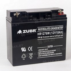 Аккумулятор ZUBR HR 1276 W (12V, 18Ah)