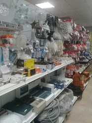 Электроустановочная арматура, светильники, плафоны