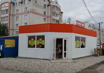 Строительство магазина за 24 дня с демонтажем