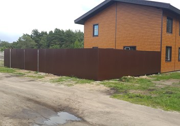 Установка заборов от 3 дней