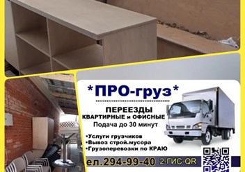 Фото компании  ПРОгруз, служба заказа грузового такси и трезвых грузчиков 3