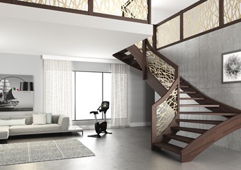 Проектируем креативные и дизайнерские лестницы для дома и для помещений на второй этаж. Собственное производство классических и современных лестниц из массива дерева.