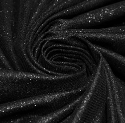 Нарядный трикотаж "Мерцание" с люрексовой нитью .
Серебро, чёрный, голубой - 340 руб. за 1 метр Синий -390 руб. за 1 метр .
Ширина ткани 150см.