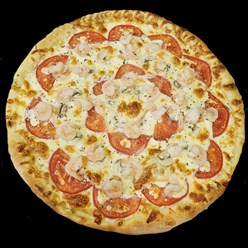 Пицца с креветкой