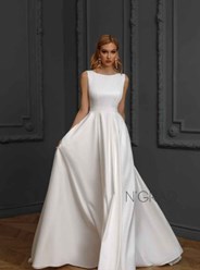 Платье свадебное Мерилла. Идеально подойдет любителям минимализма и восхищенных взглядов